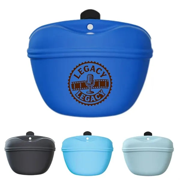 Portable Silicone Treat Pouch for Pets