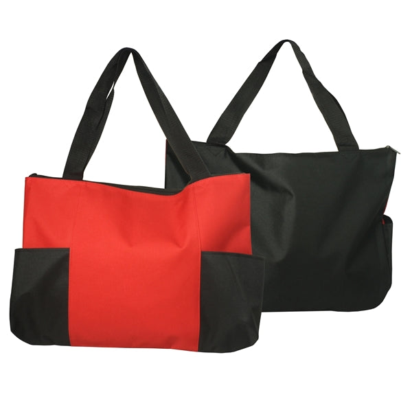 Zippered Meeting Tote 19"W x 14"H