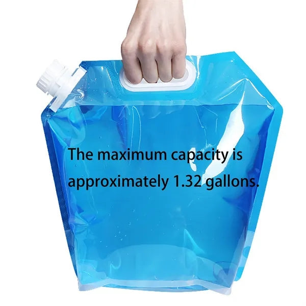 1.32 Gal Foldable Water Storage Bag and Tank Container