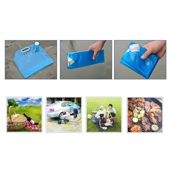 1.32 Gal Foldable Water Storage Bag and Tank Container