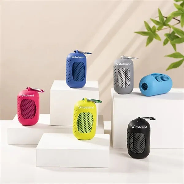 Portable Mini Silicone Set Cold Towel