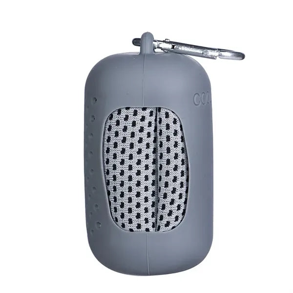 Portable Mini Silicone Set Cold Towel
