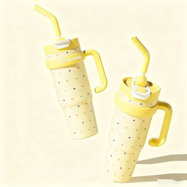 Big Mac Large Capacity Straw Insulated Cup