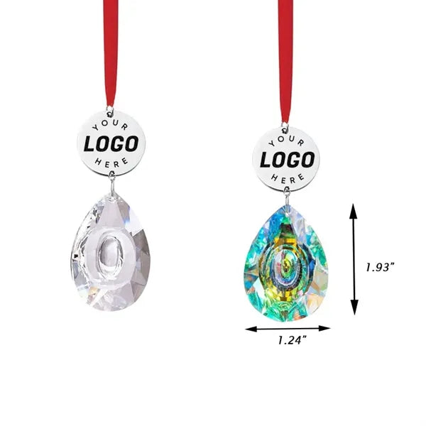 Crystal Suncatcher Hanging Christmas Ornaments