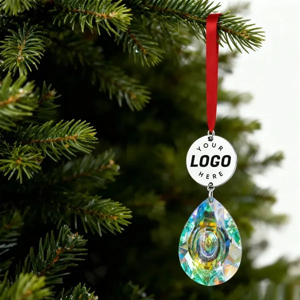 Crystal Suncatcher Hanging Christmas Ornaments