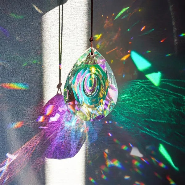 Crystal Suncatcher Hanging Christmas Ornaments