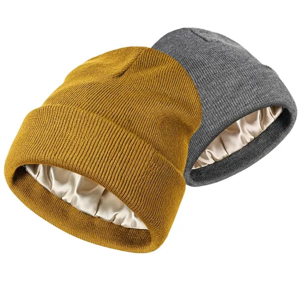 Logo Knit Beanie Winter Warm Hat Unisex Free Shipping
