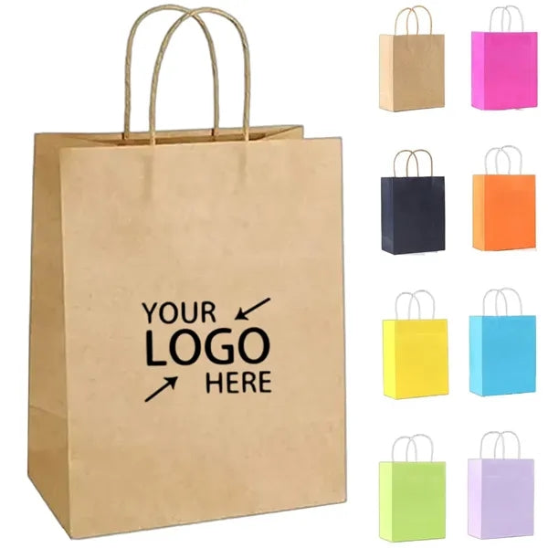 Kraft Paper Shopping Bag with Handles