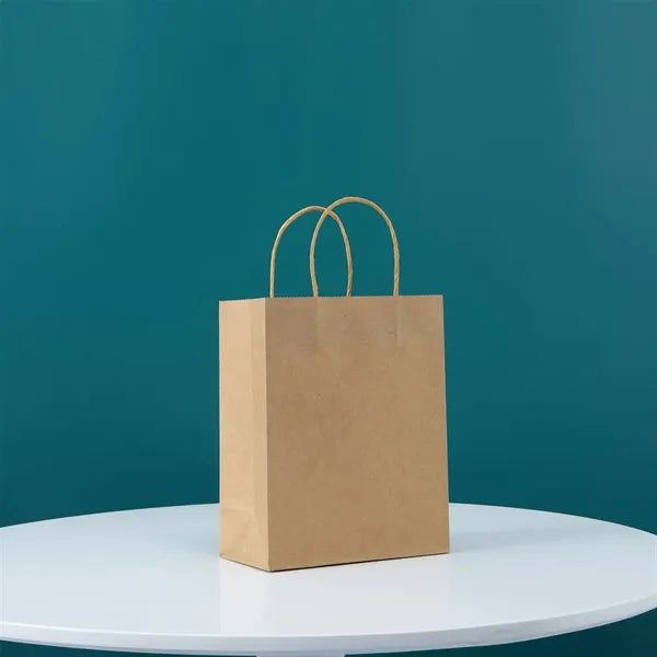 Kraft Paper Shopping Bag with Handles