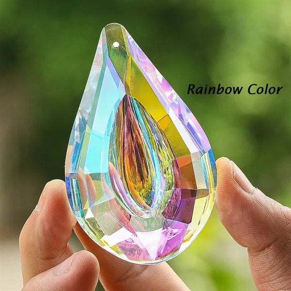 Faceted Crystal Christmas Ornaments Hanging Suncatcher