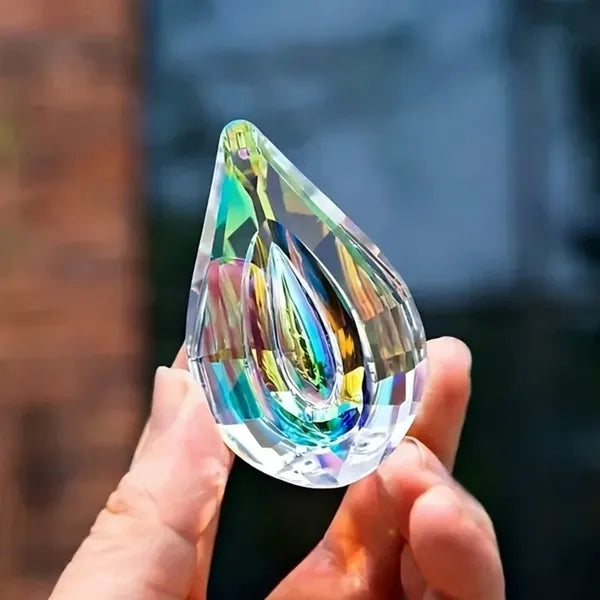 Faceted Crystal Christmas Ornaments Hanging Suncatcher