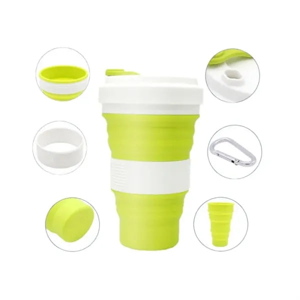 12 oz Collapsible Silicone Water Bottle