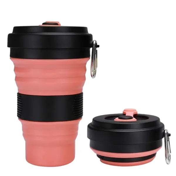 12 oz Collapsible Silicone Water Bottle