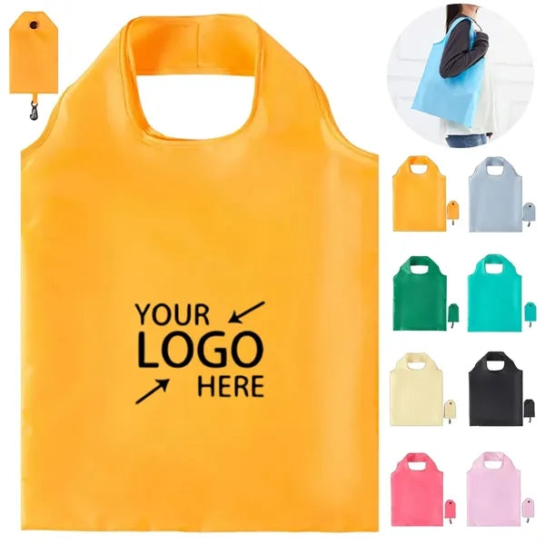 Foldable Waterproof Polyester Shopping Tote Bag