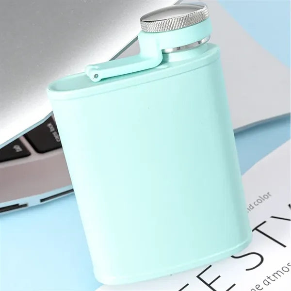 8oz Stainless Steel Square Portable Hip Flask