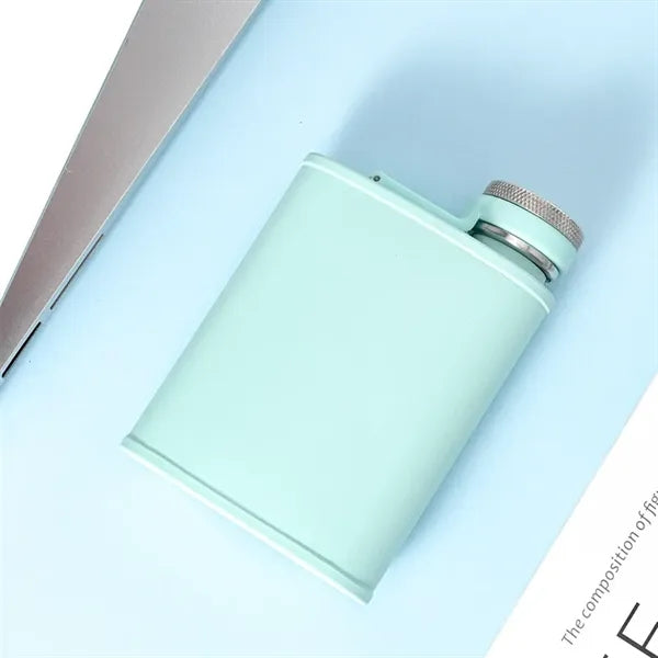 8oz Stainless Steel Square Portable Hip Flask