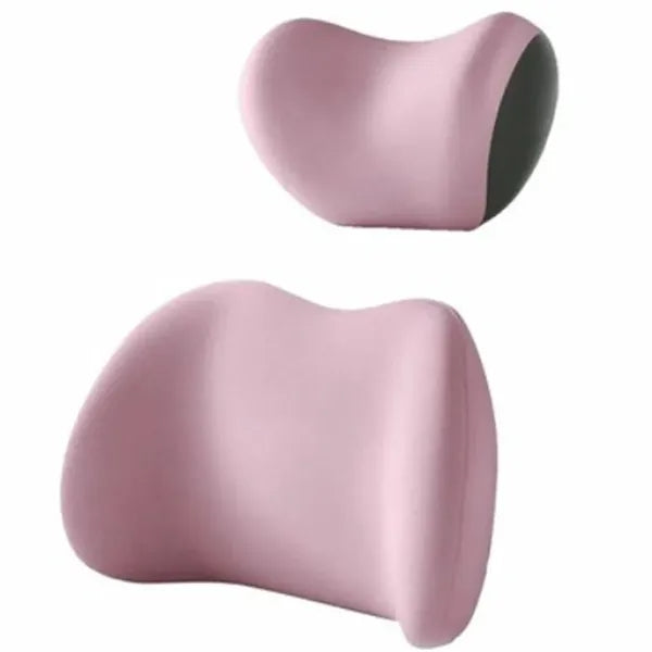 Memory Foam Car Headrest & Lumbar Support Set