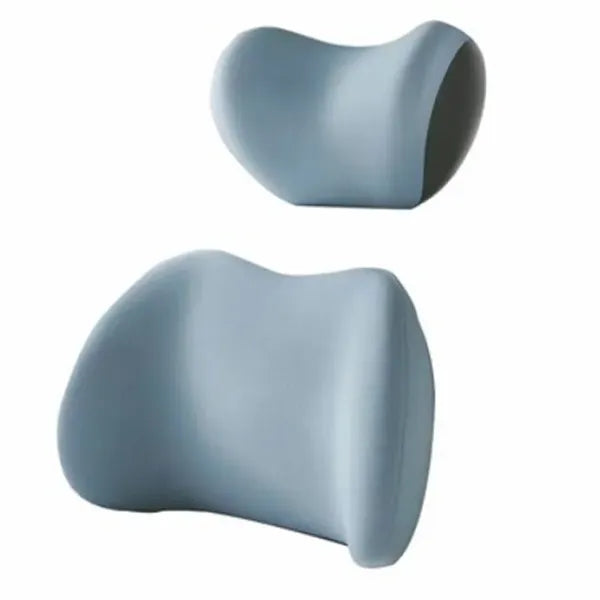 Memory Foam Car Headrest & Lumbar Support Set
