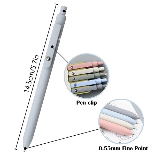 0.5mm Smooth Writing Morandi Color Office Gel Pen