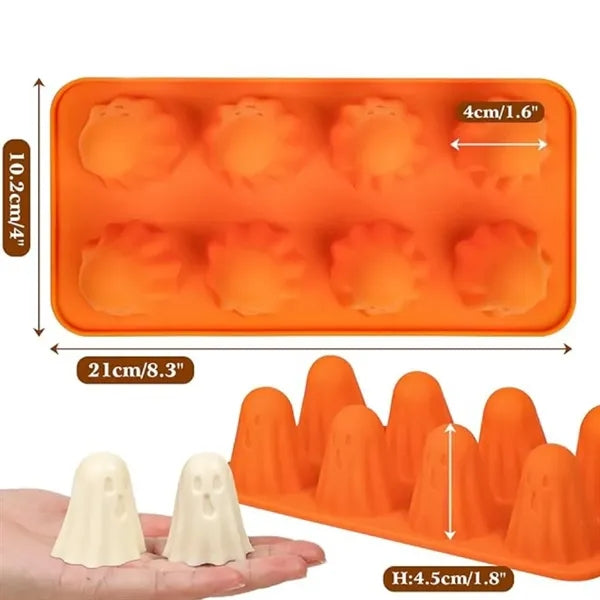 Halloween Ghost Silicone Jello Mold Chocolate Candy Molds