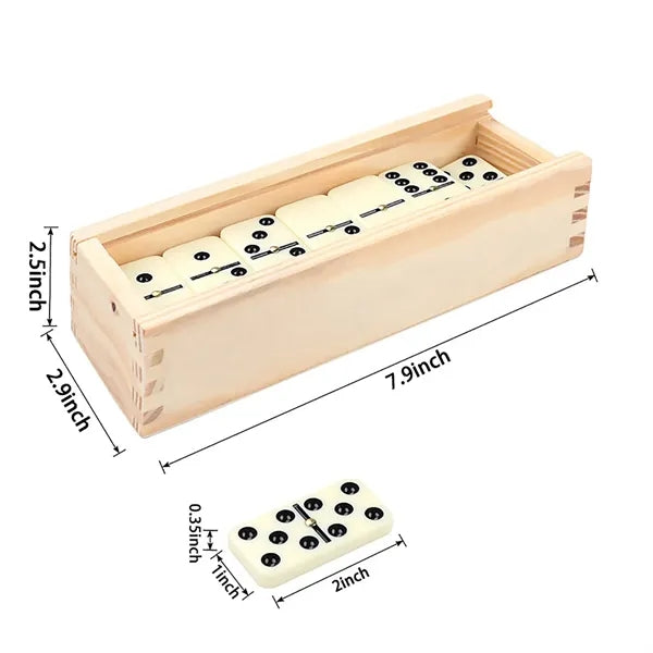 28Pcs Dominoes Set for Adults and Kids