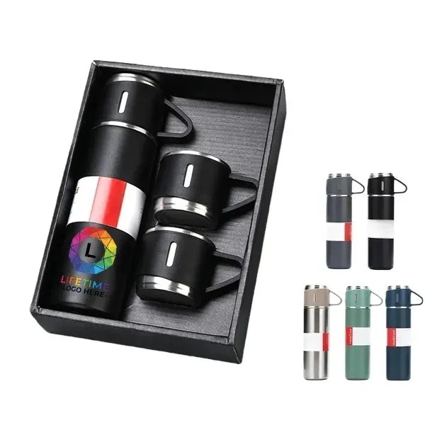 17oz Stainless Steel Insulated Bottle Water Flask Gift Set