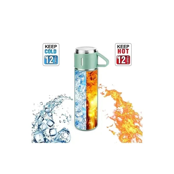 17oz Stainless Steel Insulated Bottle Water Flask Gift Set