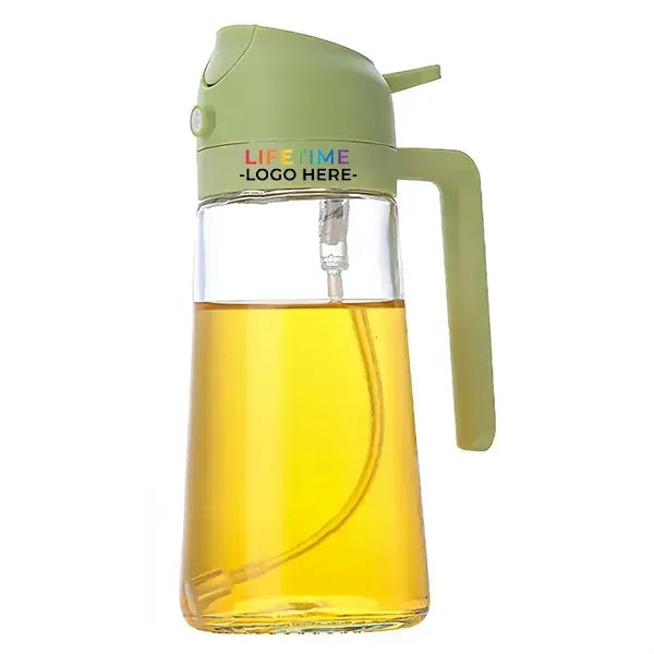 Spray pour integrated dual-purpose glass oil pot