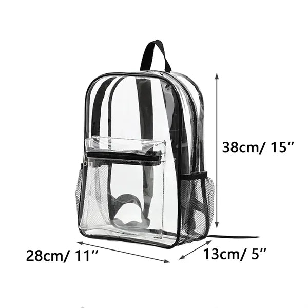 PVC Waterproof clear Backpack for Travel and Festival