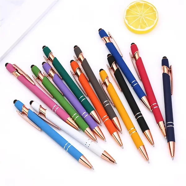 Aluminum Soft-Touch Ballpoint Pen