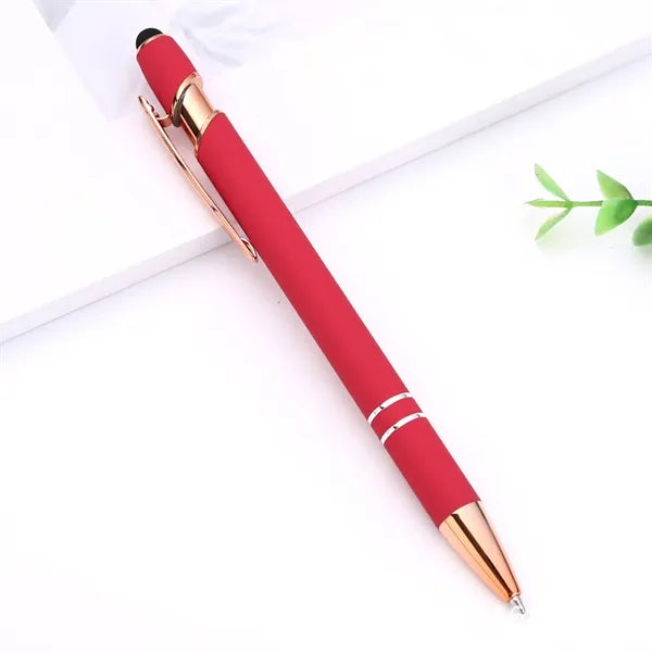 Aluminum Soft-Touch Ballpoint Pen
