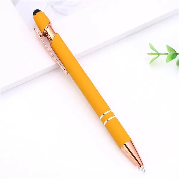 Aluminum Soft-Touch Ballpoint Pen