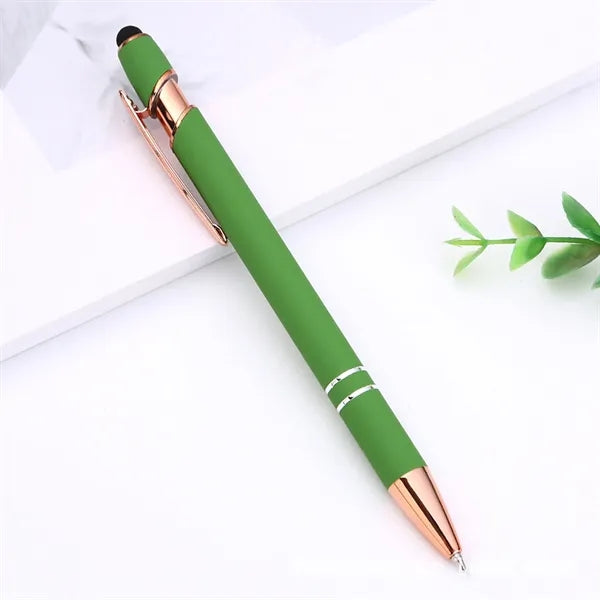 Aluminum Soft-Touch Ballpoint Pen