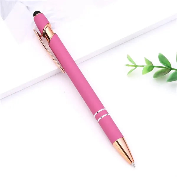Aluminum Soft-Touch Ballpoint Pen