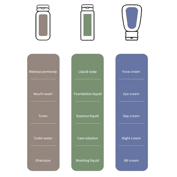 Travel Bottles for Toiletries