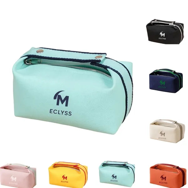 Portable toiletry bag.