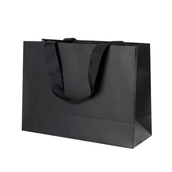 Kraft paper shopping bags.