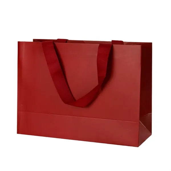 Kraft paper shopping bags.