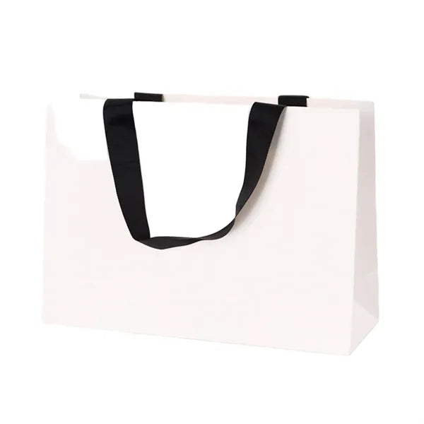 Kraft paper shopping bags.