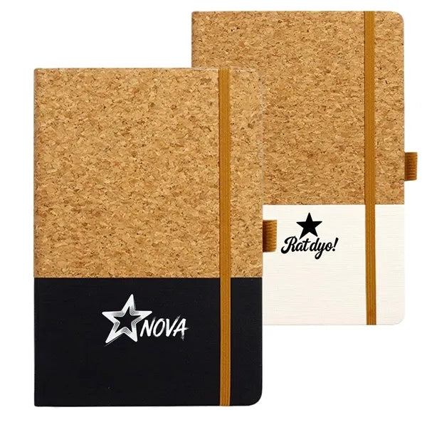 Cork grain notebook