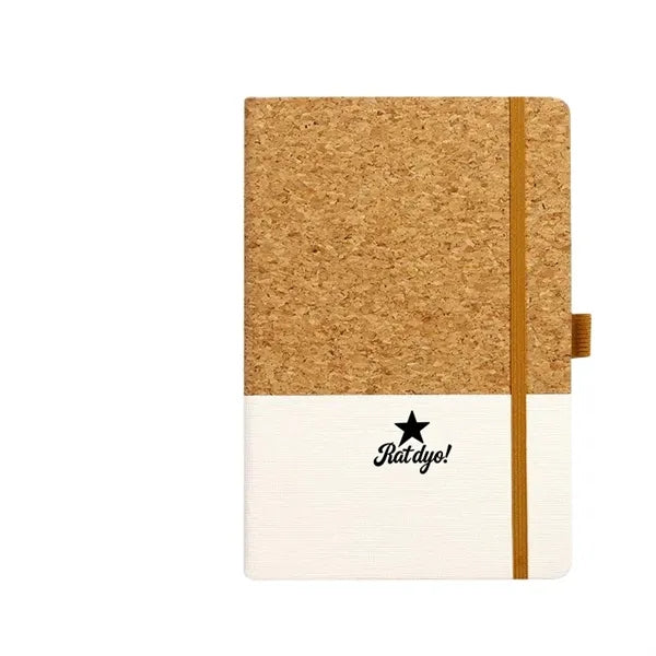 Cork grain notebook