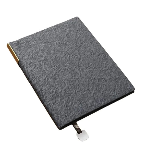 Litchi pattern soft leather notebook