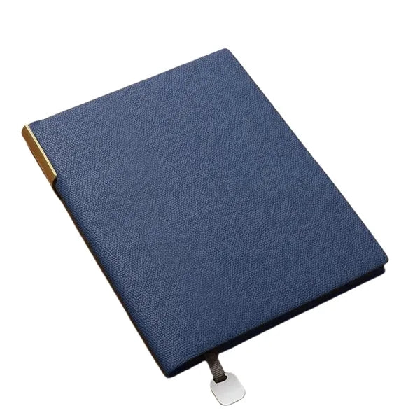 Litchi pattern soft leather notebook