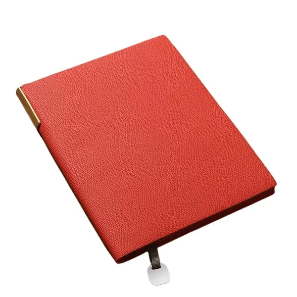 Litchi pattern soft leather notebook