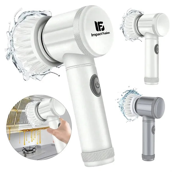 Rechargeable Electric Cleaning Brush with 5 Scrub Heads