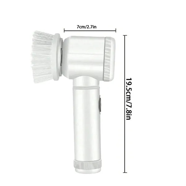 Rechargeable Electric Cleaning Brush with 5 Scrub Heads