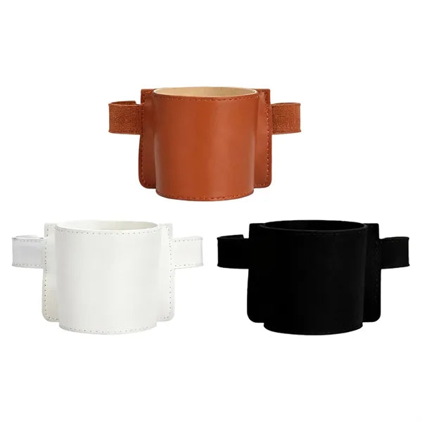 Travel Luggage Cup Holder for Suitcase with Adjustable Strap