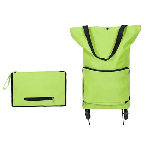 Foldable Shopping Bag With Wheels
