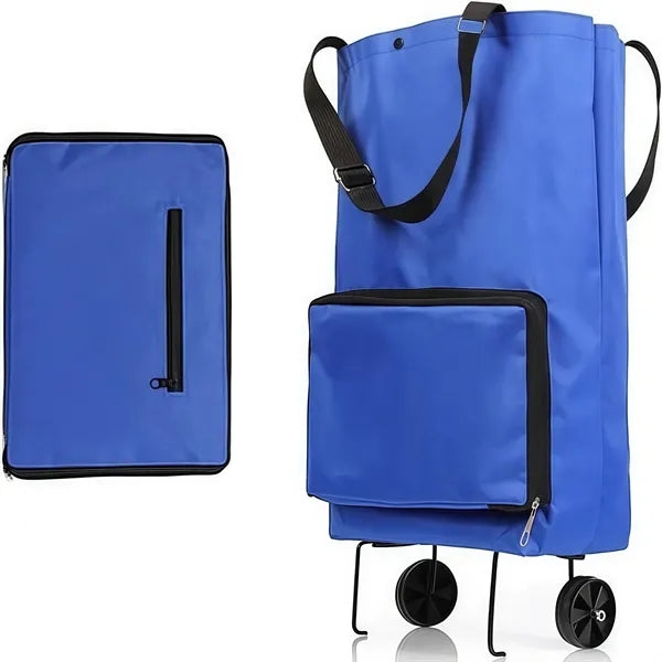 Foldable Shopping Bag With Wheels