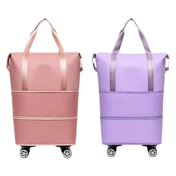Expandable Foldable Travel Bag with Detachable Wheels